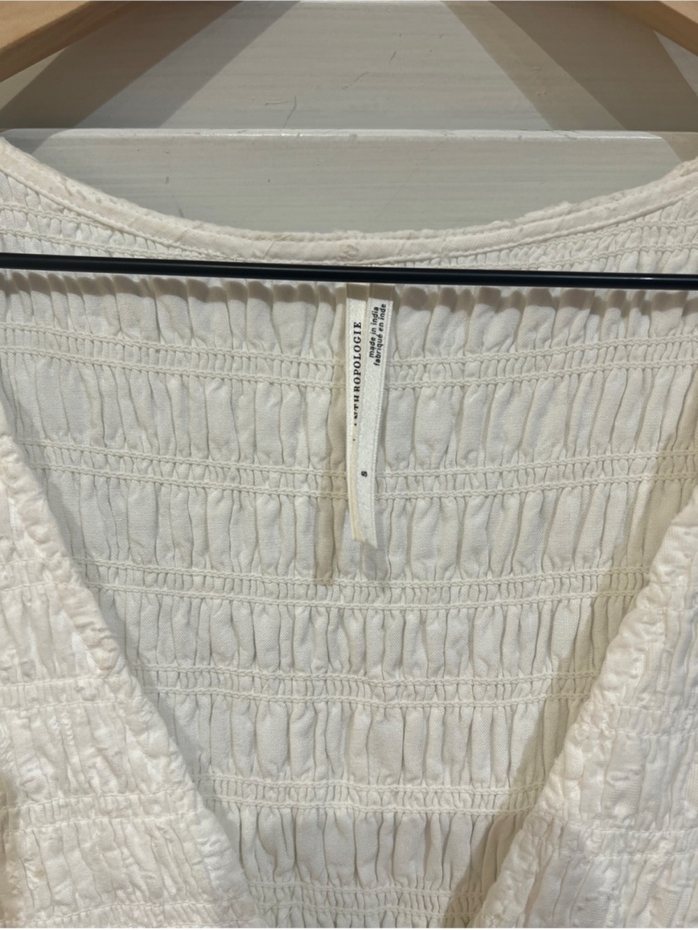 Anthropologie the peregrine dress white small excellent condition - Picture 7 of 7